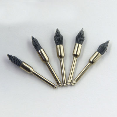 Cleaning Dental Prophy Brush Abrasive Fiber Silicon Carbide Tapered Pointed Head Shape Latch Style
